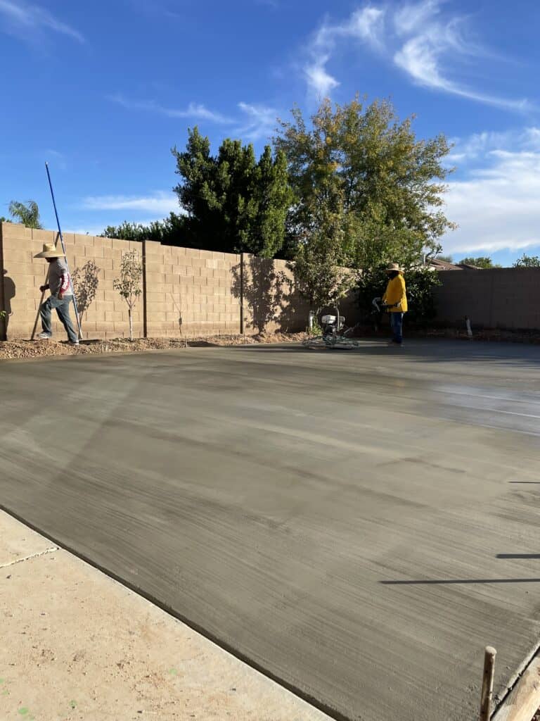 concrete patio chandler az